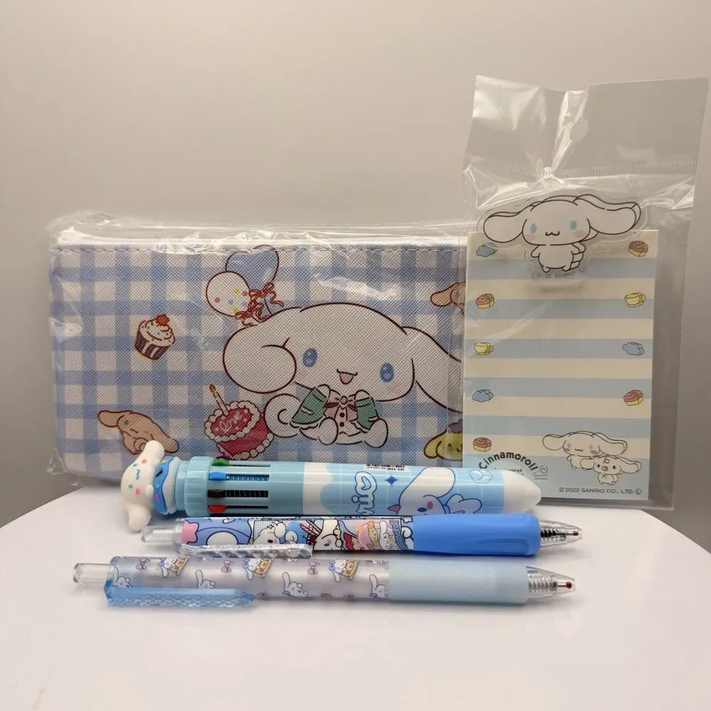 Sanrio Cinnamoroll 10 Pcs. Premium Kawaii Gift Set ~ Office Or School Supplies